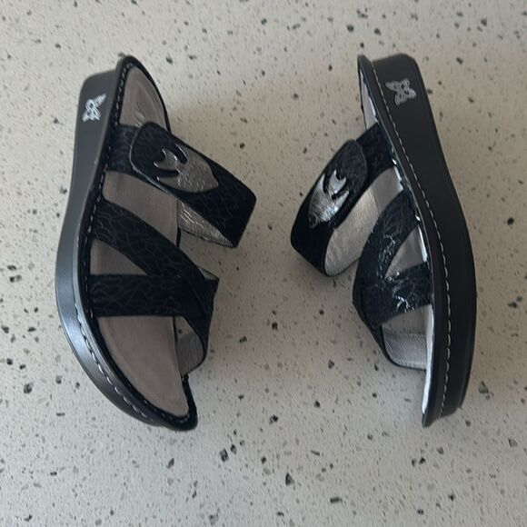 Alegria Victoriah Somethings Fishy Sandal Leather Comfort Shoes EU35 / US 5-5.5 - Picture 4 of 13